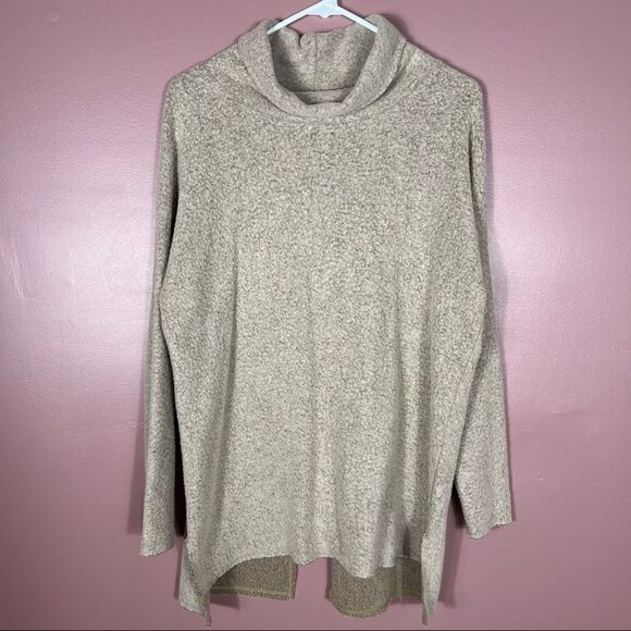 Soft Surroundings Cozy Cowl Neck Tunic Sweater Size Large - Picture 1 of 10